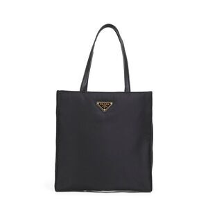 Prada Borse Women Black Shopping Bag With Shoulder Strap